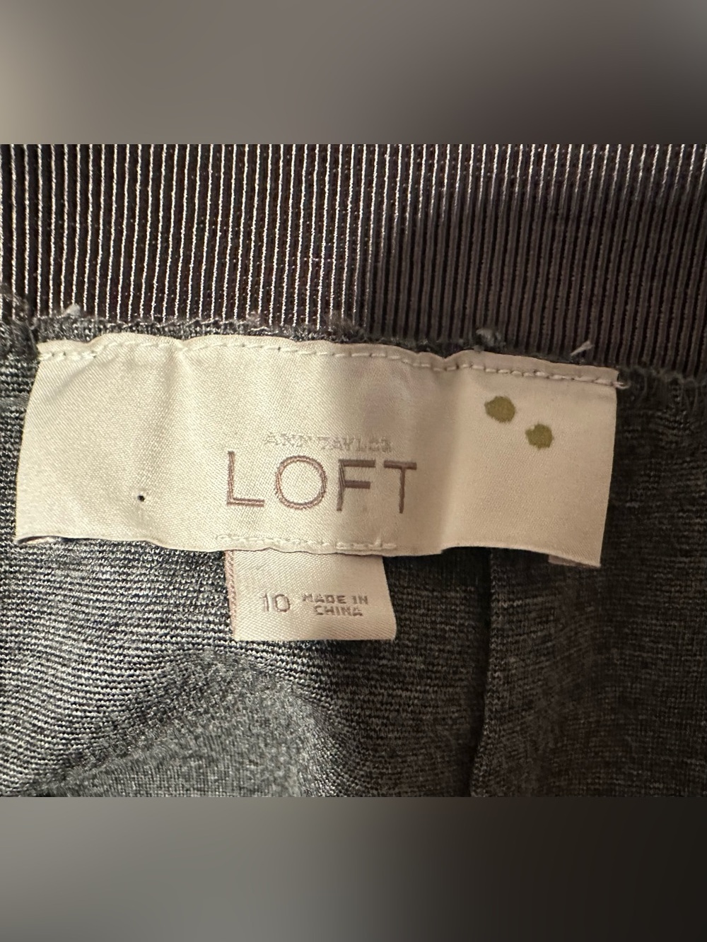 Ann Taylor Loft Women's Brown And Gray Lace Pencil Skirt Size 10 - Picture 6 of 10